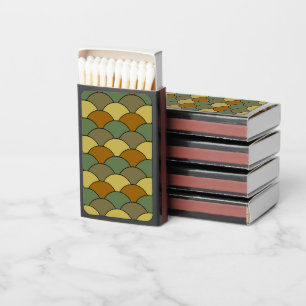 Dragon Scales, Fans, Waves, Seigaiha, Camouflage Matchboxes