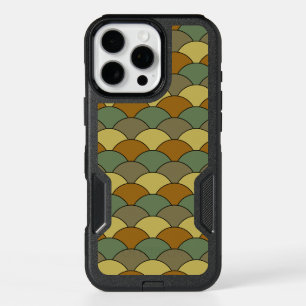 Dragon Scales, Fans, Waves, Seigaiha, Camouflage iPhone 16 Pro Max Case