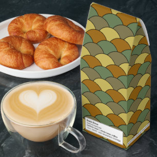 Dragon Scales, Fans, Waves, Seigaiha, Camouflage Roasted Coffee