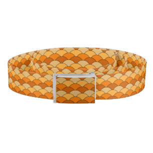 Dragon Scales, Fans, Waves, Seigaiha, Orange Belt
