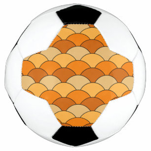 Dragon Scales, Fans, Waves, Seigaiha, Orange Soccer Ball