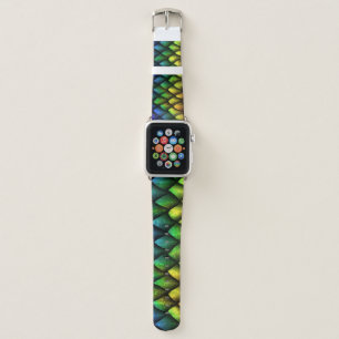Dragon scales seamless 3D texture. Apple Watch Band