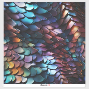 Dragon Scales Vinyl Sticker