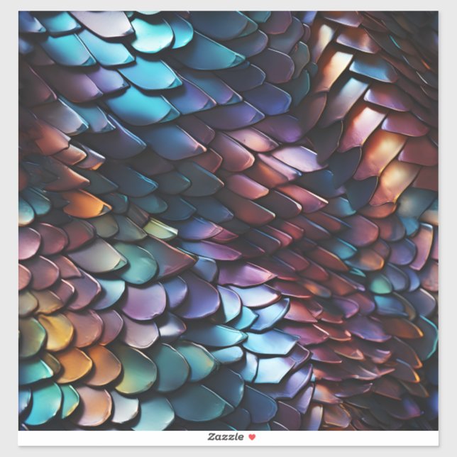 Dragon Scales Vinyl Sticker (Sheet)