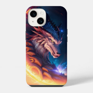Dragon Scape Fire Night iPhone 14 Case