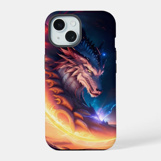 Dragon Scape Fire Night Iphone Case (Back)