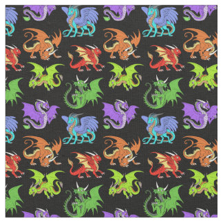 Dragon Scene Kids Slender Fabric