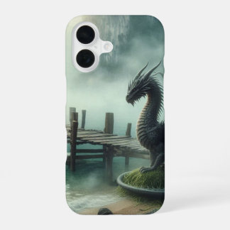 Dragon Seascape at the Mysterious Cove — iPhone 16 Case