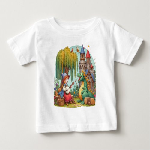 Dragon Serenade By A Mystical princess Baby T_Shirt