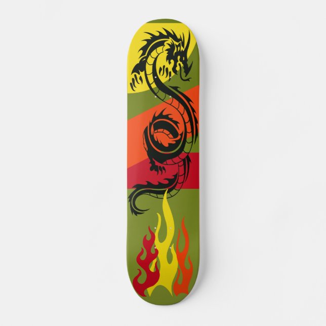 DRAGON SERPENT Skateboard Deck (Front)