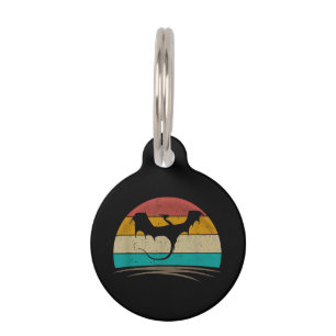 Dragon Shirt Retro Vintage Dragon Mythical Creatur Pet ID Tag
