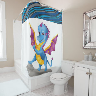 Dragon Shower Curtain