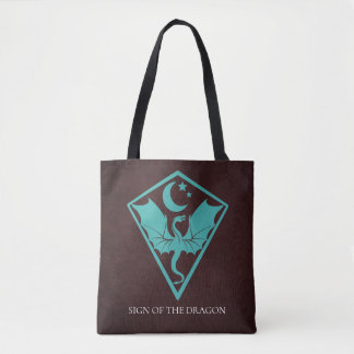 Dragon Sigil with Custom Text Tote Bag
