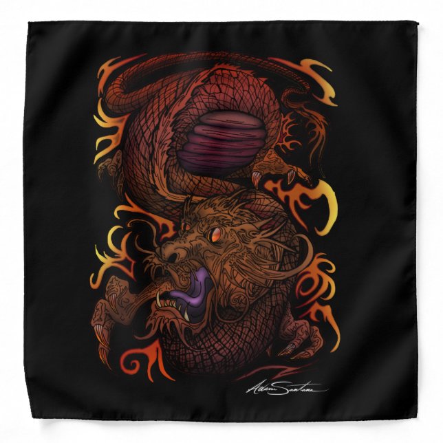 Dragon (Signature Design) Bandana (Front)