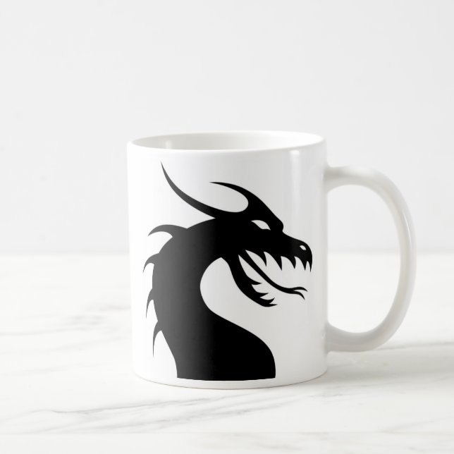 Dragon Silhouette Mug (Right)