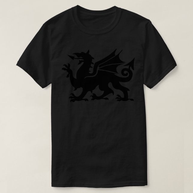 Dragon Silhouette T-Shirt (Design Front)