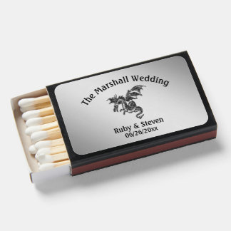 Dragon Silver Fantasy Design Matchbox Matchboxes