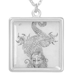 Dragon Silver Plated Necklace