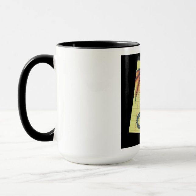 Dragon Sketch Mug (Left)