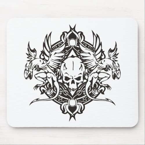 Dragon Skull Mouse Pad