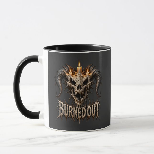 Dragon Skull Mug (Left)