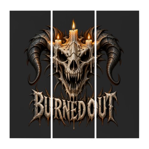 Dragon Skull Triptych
