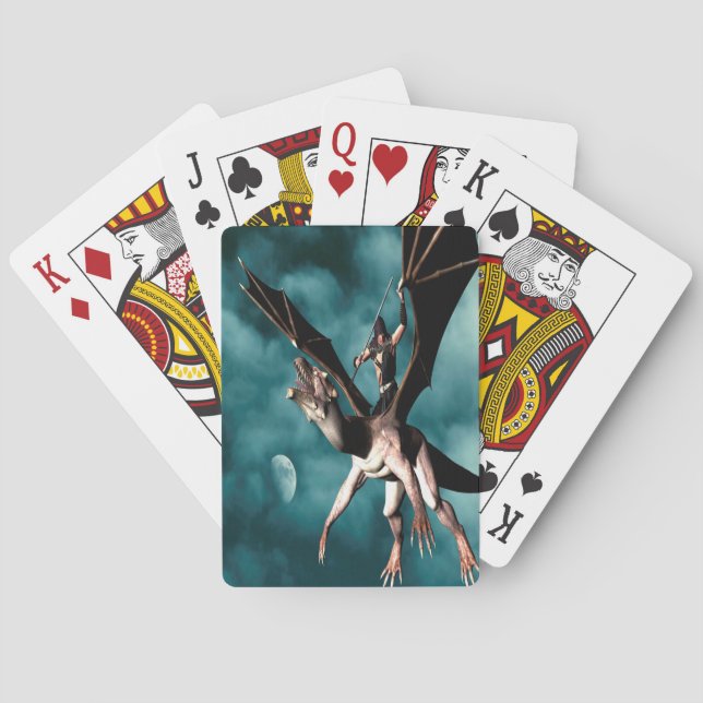 Dragon Sky Warrior Poker Cards (Back)