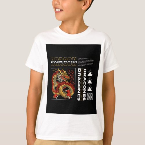 Dragon Slayer Adventure Boys T_Shirt