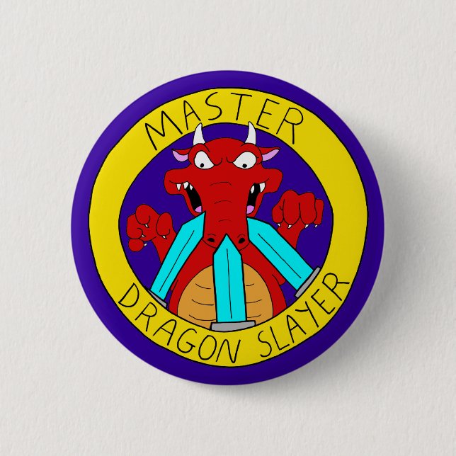 Dragon Slayer Button (Front)