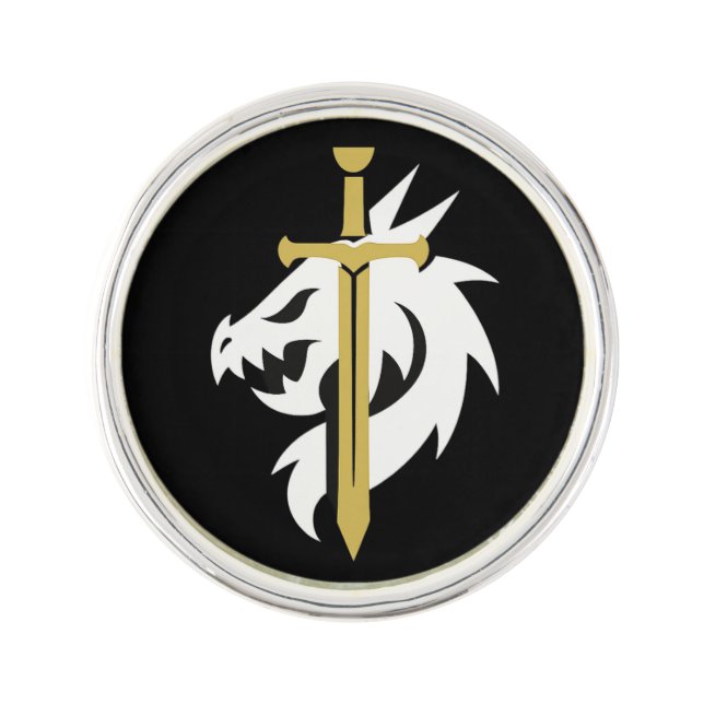 Dragon Slayer Lapel Pin (Front)
