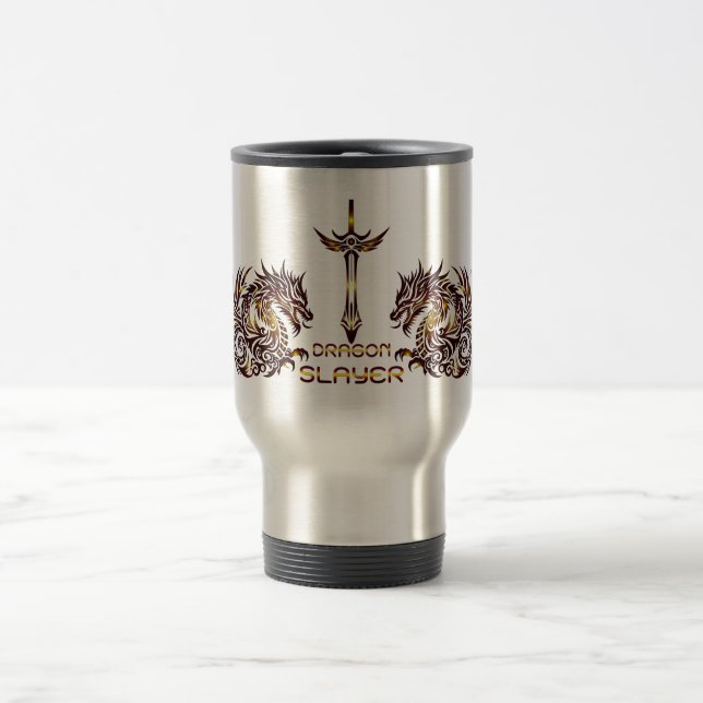 Dragon Slayer Tumbler Travel Mug (Center)