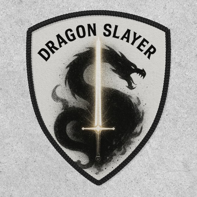 Dragon Slayer Velcro Patch (Front)