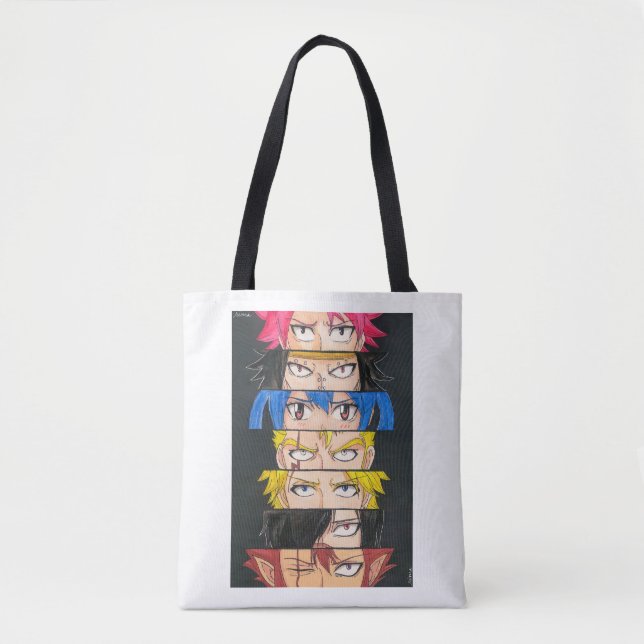 Dragon Slayers Anime Eyes - Fairy Tail  Tote Bag (Front)