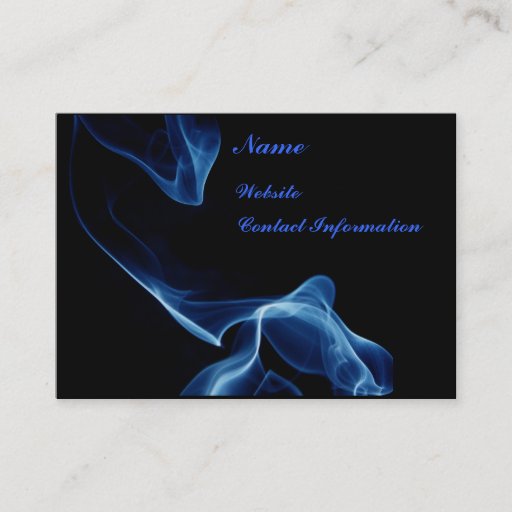 Customizable Dragon Smoke Business Card