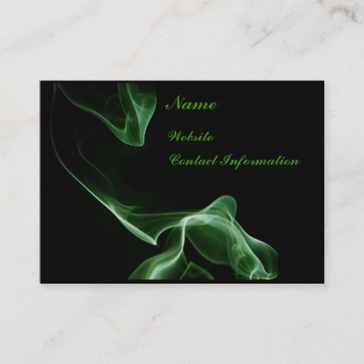 Customizable Dragon Smoke  Business Card