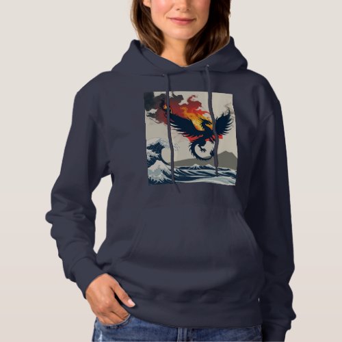 Dragon Smoke Silhouette Hoodie