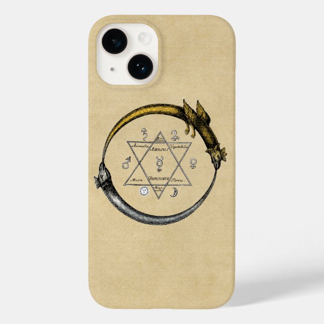 Dragon & Snake Ouroboros Alchemy Case-Mate iPhone Case (Back)