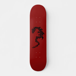 Dragon Snake Tribal Tattoo Skateboard