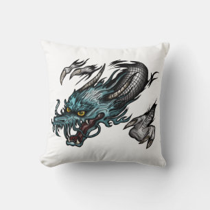 Dragon Soar Throw Pillow