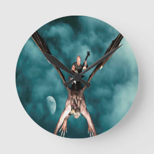 Dragon Song Round Clock