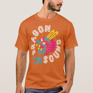 Dragon Sound Against The Ninja Circle Logo T-Shirt