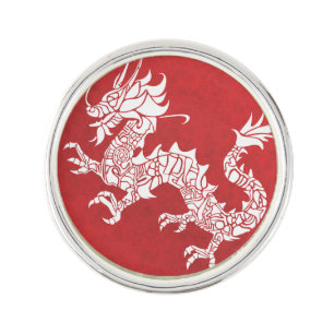 Dragon Spirit Animal Totem Emblem Lapel Pin