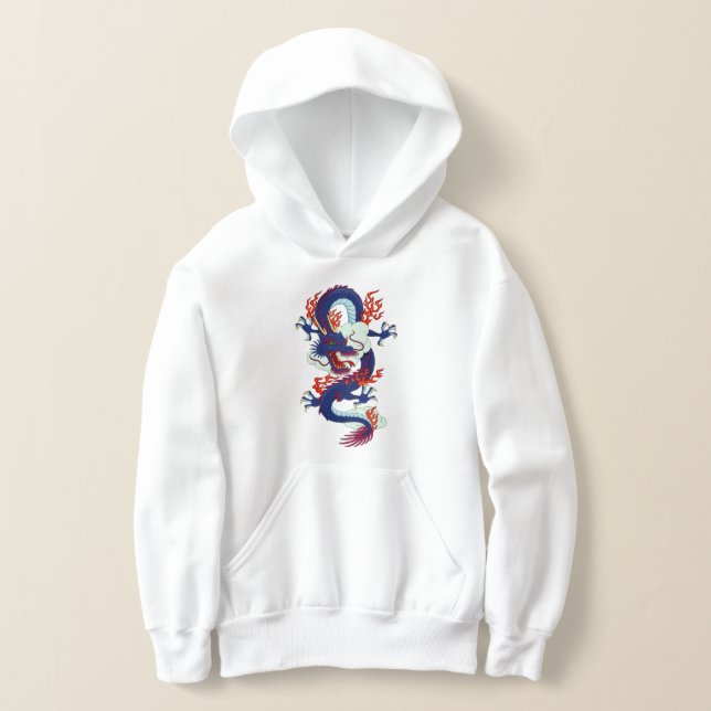 Dragon Spirit Anime Hoodie (Laydown)