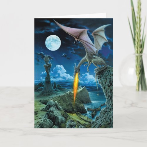 Dragon Spit Greeting Card