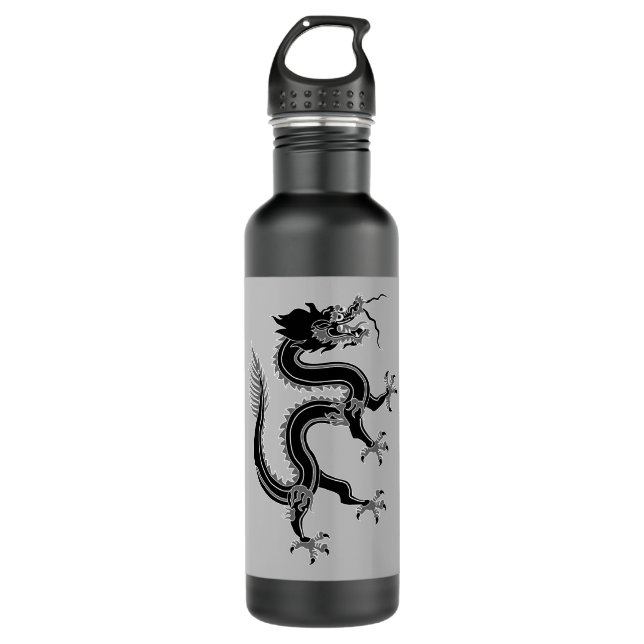 Dragon Stainless Steel Water Bottle (Front)