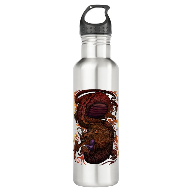 Dragon Stainless Steel Water Bottle (Front)