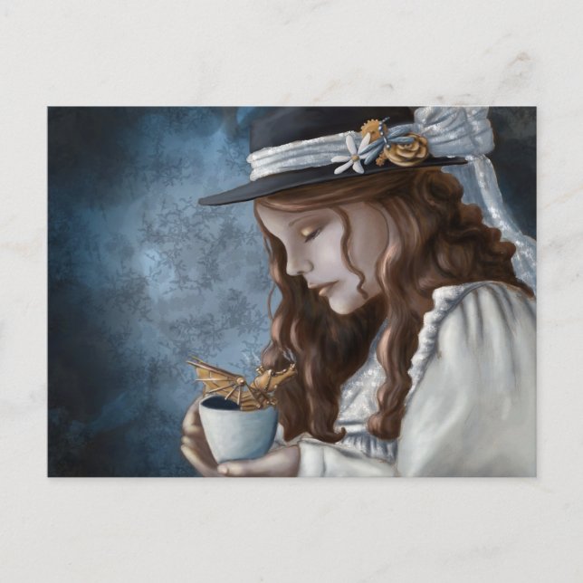 Dragon Steamed Tea Postcard (Front)