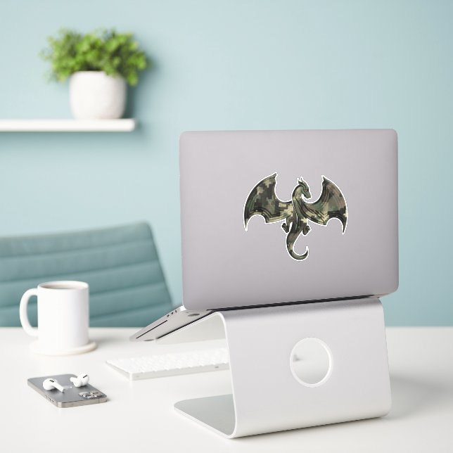 Dragon Sticker (Laptop On Desk)