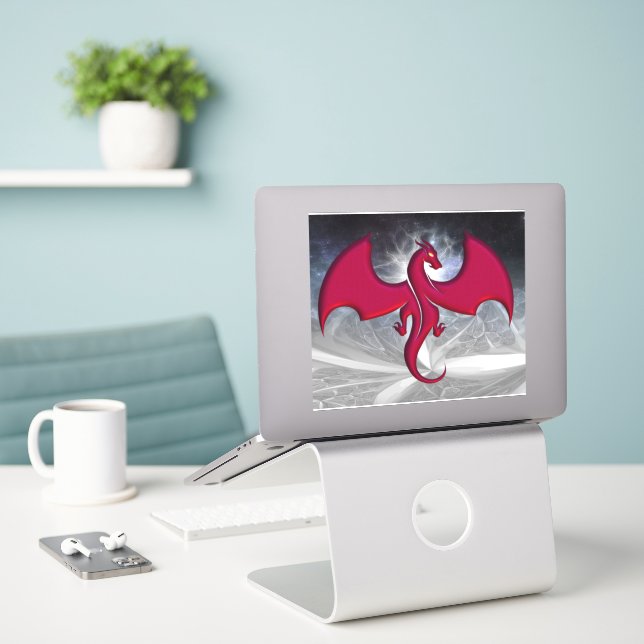 Dragon Sticker (Laptop On Desk)