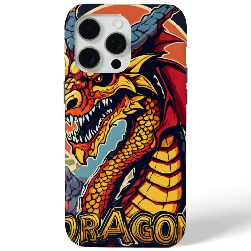 dragon style iPhone 15 pro max case